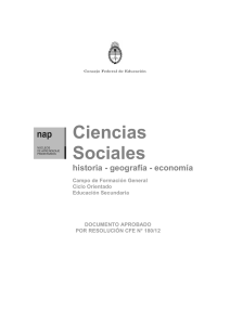 Ciencias Sociales (Historia, Geografía y Economía)