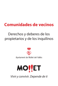 Comunidades de vecinos - Ajuntament de Mollet del Vallès