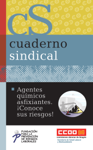 "Agentes Químicos Asfixiantes". - Secretaría de Salud Laboral y