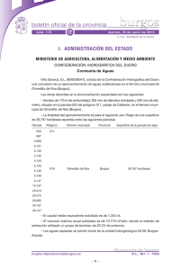 Anuncio 201304507 - Boletín Oficial de la Provincia de Burgos