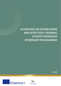 guidelines on establishing and effectively running student/graduate