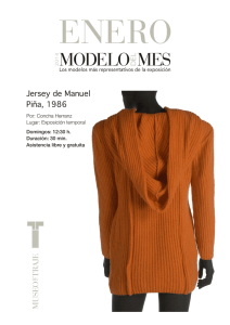 Modelo del mes de enero 2014 - Museo del Traje