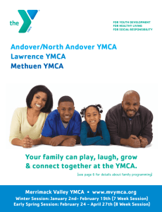 Andover/North Andover YMCA Lawrence YMCA Methuen