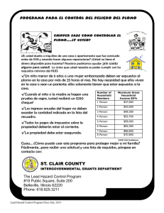 st. clair county programa para el control del peligro del plomo