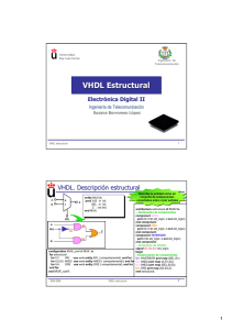 VHDL Estructural VHDL Estructural