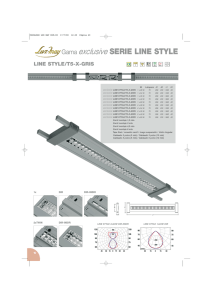 exclusive SERIE LINE STYLE LINE STYLE/T5-X-GRIS - Lux-May
