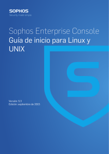 Sophos Enterprise Console Guía de inicio para Linux y UNIX