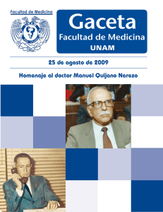 Homenaje al doctor Manuel Quijano Narezo
