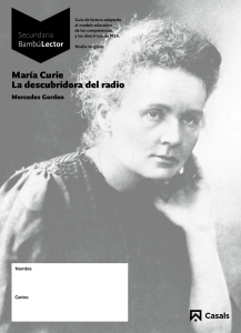 María Curie La descubridora del radio