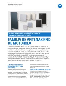 Motorola MC9190-Z Handheld RFID Reader Specification Sheet