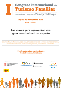 Programa Congreso Internacional de Turismo Familiar 2015