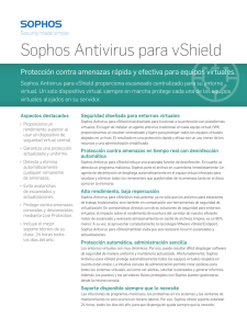 Sophos Antivirus para vShield