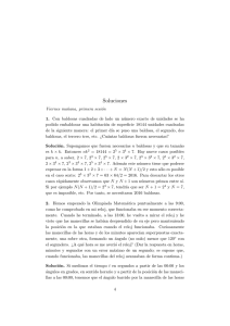 Soluciones - Olimpiada Matemática Española