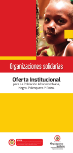 Organizaciones solidarias - Presidencia de la República de Colombia