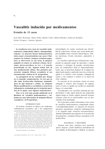 Vasculitis inducida por medicamentos