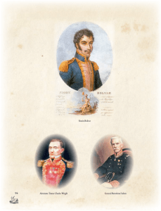 General Bartolomé Salom Almirante Tomas Charles Wrigth Simón