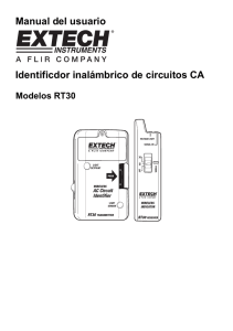 Manual del usuario Identificdor inalámbrico de circuitos CA