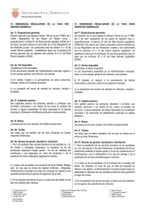 15.Ordenança Taxa per Serveis Generals 2011