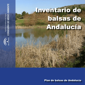 Inventario de balsas de Andalucía