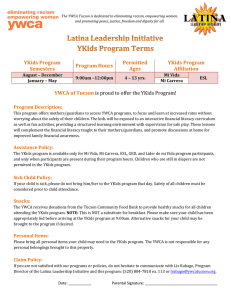 YWCA of Tucson is proud to offer the YKids Program! YKids