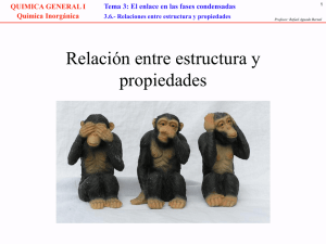 3.6.4 (1) - Relaciones entre estructura y propiedades