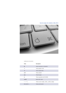 Guia de atajos en Mac OS X