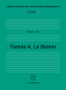 Tomás A. Le Breton - Consejo Argentino para las Relaciones