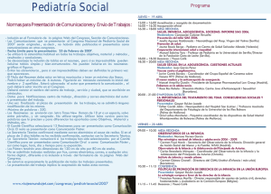 pediatria social 2007 - Consejo Autonómico de Colegios