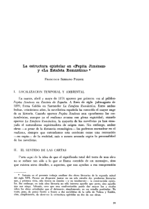 La estructura epistolar en «Pepita Jiménez» y «La Estaf,eta