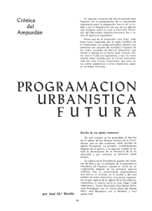 programación urbanística