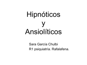 Hipnóticos y Ansiolíticos