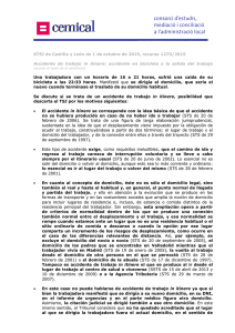 STSJ de Castilla y León de 1 de octubre de 2015, recurso