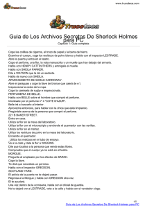 Guia de Los Archivos Secretos De Sherlock
