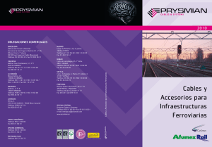 Cables y Accesorios para Infraestructuras Ferroviarias