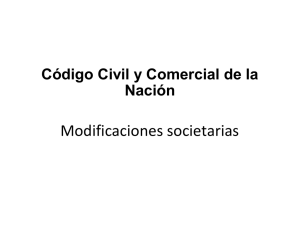 Modificaciones societarias - Consejo Profesional de Ciencias