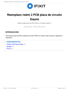 Reemplazo redmi 2 PCB placa de circuito Xiaomi