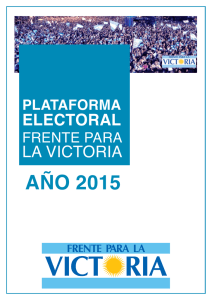 Plataforma Electoral - Poder Judicial de la Nación