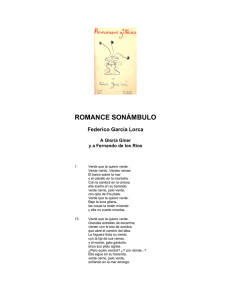 romance sonambulo