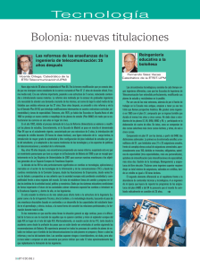 Bolonia: nuevas titulaciones