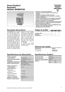 Repetidor Smart Dupline® Modelo SB2REP230