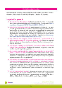 Normativa y documentos - Asociación Española de Pediatría de