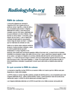 RMN de cabeza - RadiologyInfo.org