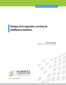Ventajas de la migración a servicios de middleware modernos
