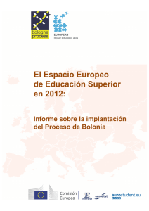 El Espacio Europeo de Educación Superior en 2012: Informe sobre