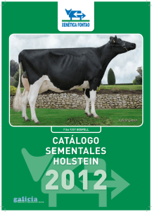 CATÁLOGO SEMENTALES HOLSTEIN