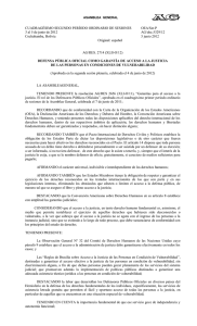 Resolución AG/RES. 2714 - Ministerio Público de la Defensa