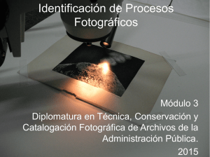 Identificación de Procesos Fotográficos