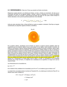 2.2 HIDRODINAMICA. Parte de la Física que estudia