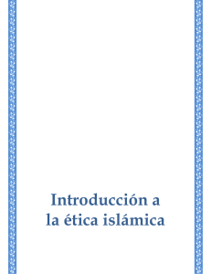 Introducción a la ética islámica