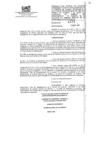 DENOMINADO "PLAN DE REGULARIZACIÓN D LA CARRERA DE